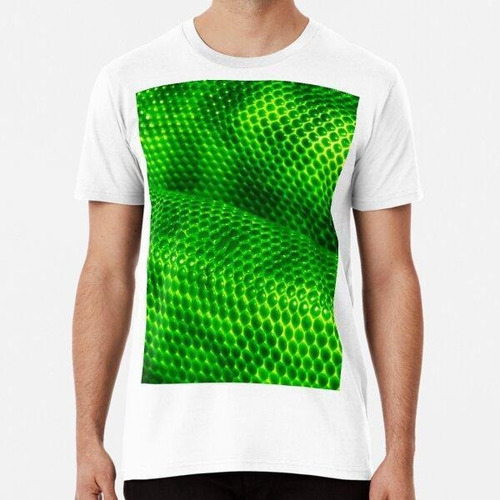 Remera Black-headed Python Scales (green) Algodon Premium 