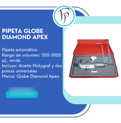 Pipeta Automática Globe Diamond Apex Verde