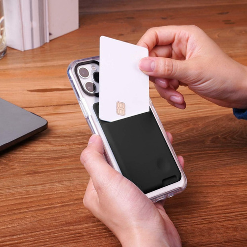 Porta Tarjetas Funda Tarjetero Teléfono Celular Universal