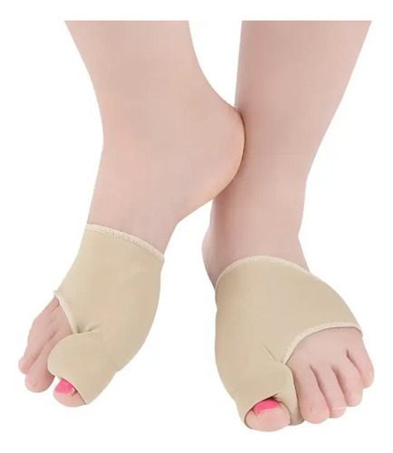 2 Corrector Ortopédico Juanete Dedo Del Pie Separador Valgus Color Piel Talla Mediana