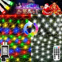 Comprar Luz Red Navidad Pie Para Exterior Led Malla Control Remoto