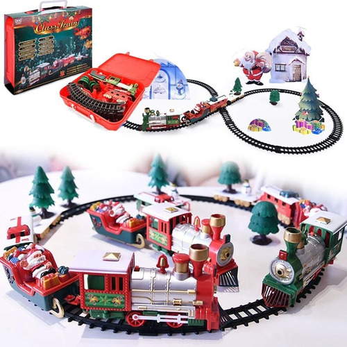 Brinquedo Elétrico De Trem De Natal Decoração De Árvore