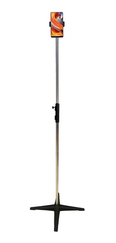 Tripé 1,80m Com Suporte De Celular Vertical E Horizontal Pro