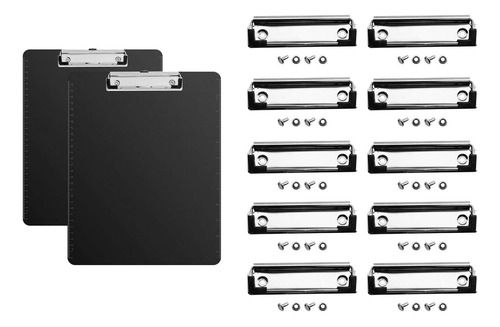 10x Clips Para Portapapeles Clips De Tablero De Archivos De