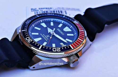 Incrível Relógio Seiko Samurai Srpb53 Igual A Novo Aproveite