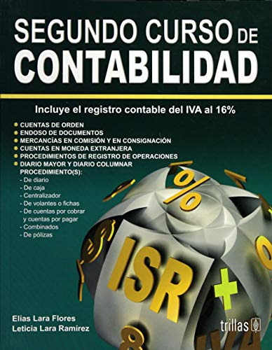 Libro Segundo Curso De Contabilidad De Elías Lara Flores Let