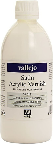 Vallejo Satin Varnish Barniz Satinado 28519 Grande La Plata