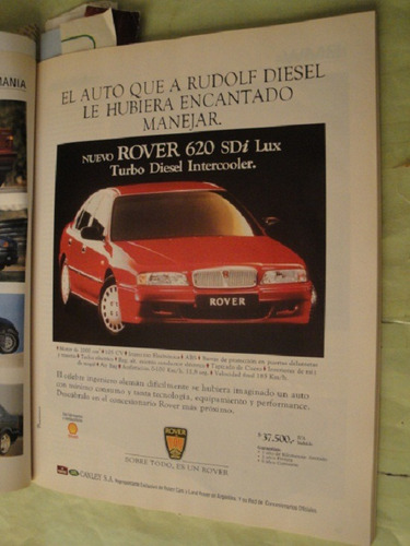 Publicidad Rover 620 Año 1996