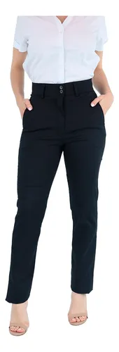 Pantalon De Dama Corte Clasico