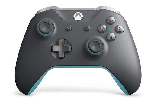 Microsoft Xbox Gris Azul Control Juegos Gamepad Inalambrico 