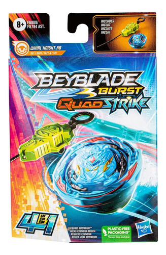 Beyblade Burst Quadstrike Whirl Knight K8 Com Lançador