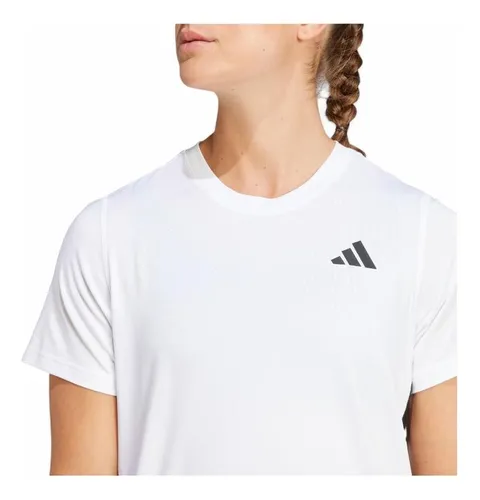 Polera Mujer adidas Train Essentials 3 Tiras Blanco