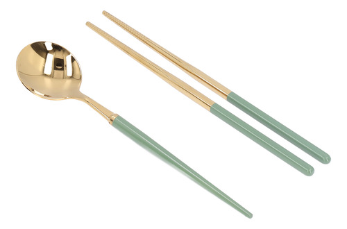 Set De Cubiertos De Acero Inoxidable Y Utensilios Reutilizab