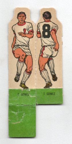 Figurita Huracan Silueta Futbol 1968 Gomez