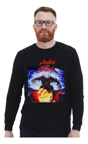 Polera Ml Judas Priest Jugulator Metal Impresión Directa