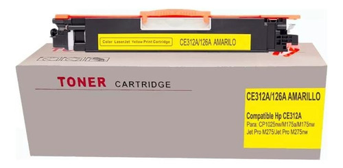 Toner Generico 126a Para Impresora Color 1025nw M175 M275