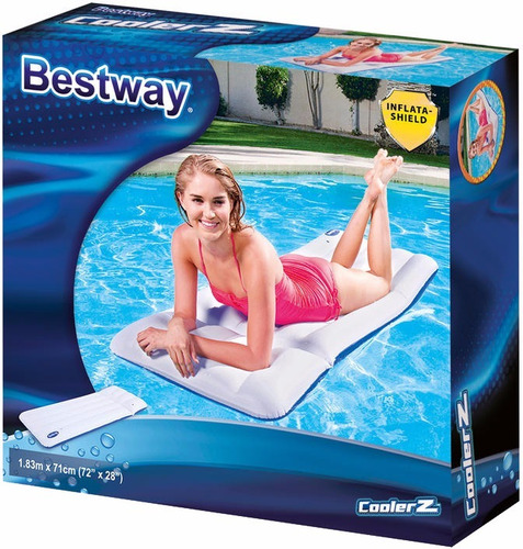 Imagen 2 de 5 de Colchoneta Inflable Pileta Bestway Super Comoda Oferta 43109