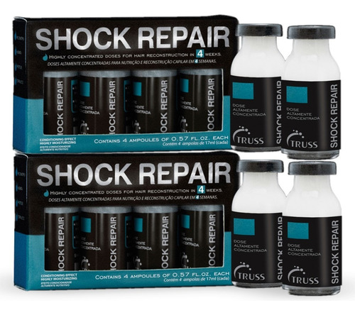 Truss Kit 4 Ampolas Shock Repair 17ml (cada) - 2 Kits