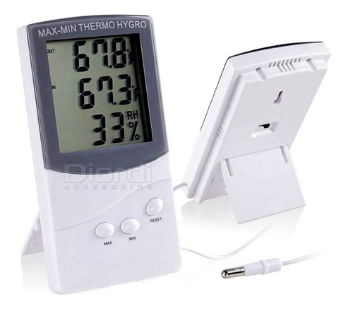 Thermohigrometro Lcd Digital Con Cable °c/°f