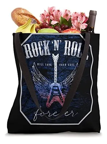 Rock N Roll Para Siempre Bolsa De Tela