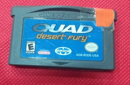 Quad Desert Fury Gba Sin Estuche