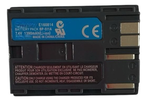 Ba-teria Bp-511a Compativel Para Cameras Canon Eos 20d 30d