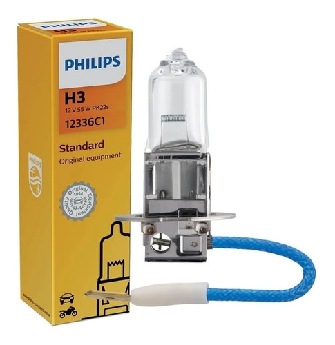 2 Lampadas Automotiva Philips H3 12v 55w Nova Original (par)