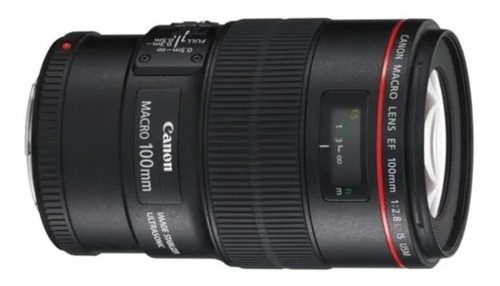 Imagem 3 de 6 de Lente Canon Ef 100mm F/2.8l Macro Is Usm Pronta Entrega