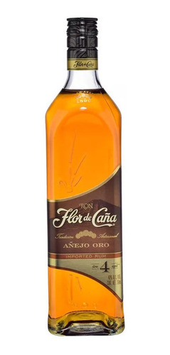 Ron Flor De Caña Gold 4 Años 750 Ml