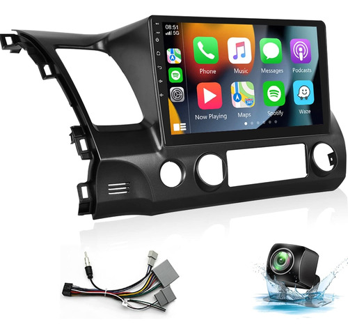 Estereo Honda Civic 2006-2011 Con Carplay Y Camara  2+32