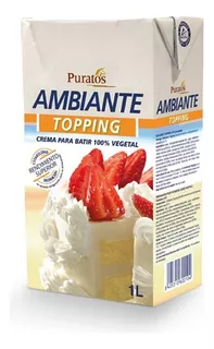 Crema Para Batir Ambiante De 1lt. Marca Puratos.