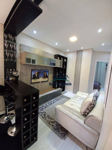 Imagem 3 de 15 de Apartamento Sem Condomínio Com 02 Quartos , Fino Acabamento, Vaga Coberta E Determinada À Venda, 57 M² - Vila Francisco Matarazzo - Santo André/sp - Ap2218