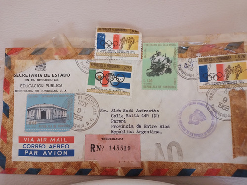 Lote Antiguas Estampillas Bolivia Y Otros Varios Pises L 17 (Usado)