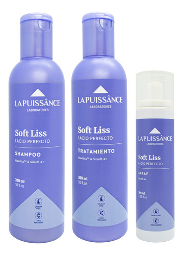 La Puissance Soft Liss Shampoo + Enjuague + Spray Pelo 6c