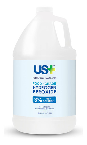 Us+ Perxido De Hidrgeno De Grado Alimenticio Al 3 %, Limpiad