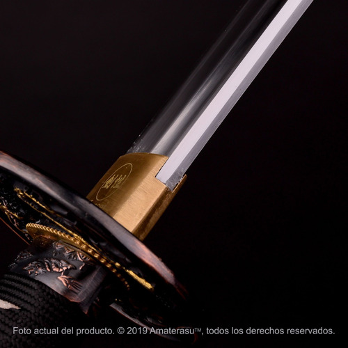 Imagen 8 de 10 de Katana Wakizashi Kensei Takeo Templado Al Aceite Full Tang