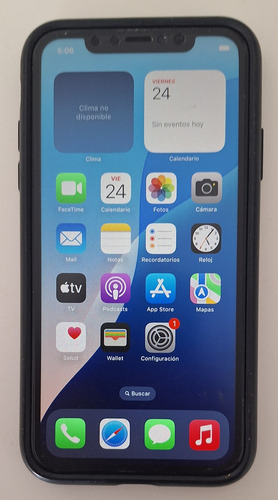 Apple Iphone Xr 64gb Con Caja Bat 80% Usado Negro (Usado)