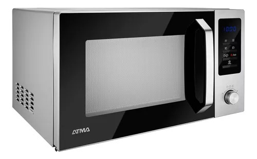 Horno Microondas Atma 28 Lts Md1828gn C/grill/dig/1000w Inox