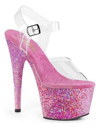 Zapatillas Plataformas Confetti Rosa Adore-708-cf Pleaser 