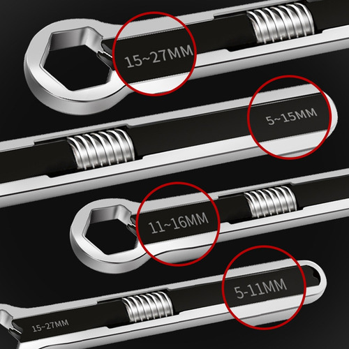 Llave Ajustable Multifunción Llave Doble Cabeza Universa