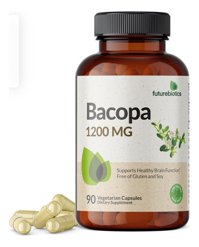 Bacopa Puro Americano Orgánico Sin Gluten Puro 