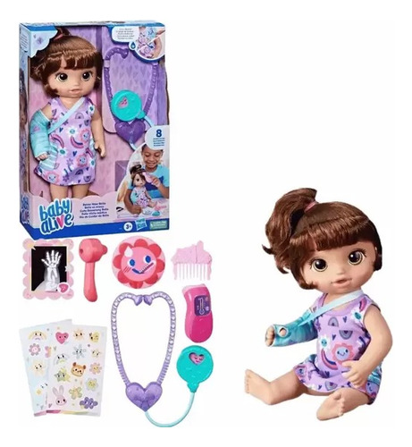 Boneca Baby Alive Hora Da Consulta Dia De Cuidar Da Bella