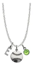 Comprar Collar Pelota Béisbol Dije Béisbol Personalizado Letra Moda