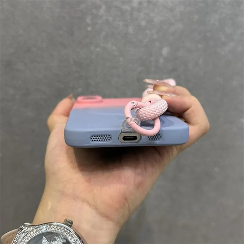 Funda Case Para iPhone Magsafe De Gradiente Uso Rudo + Correas