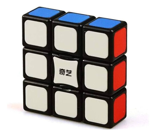 Cubo Rubik Floppy Cube Qiyi 3x3x1 Smooth 1x3x3 Tiled Negro