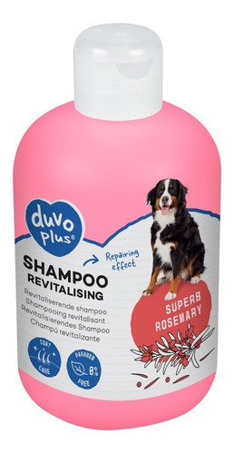 Shampoo Duvo Perro, Revitalizante  Efecto Reparador 250 Ml Fragancia Romero Tono De Pelaje Recomendado Todo Tipo De Pelaje, Cualquier Color