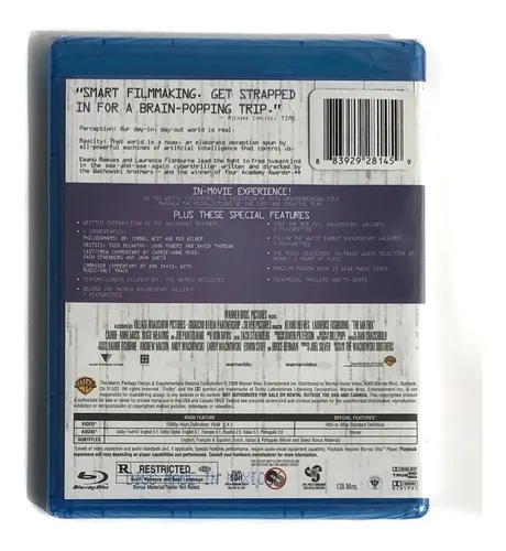 Película Matrix / Blu-ray Nuevo