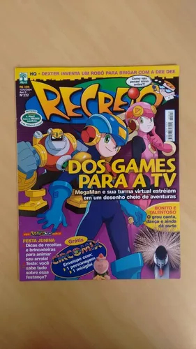 Revista Recreio 222 Desenho Mega Boy Hq Dexter Jogos 681e