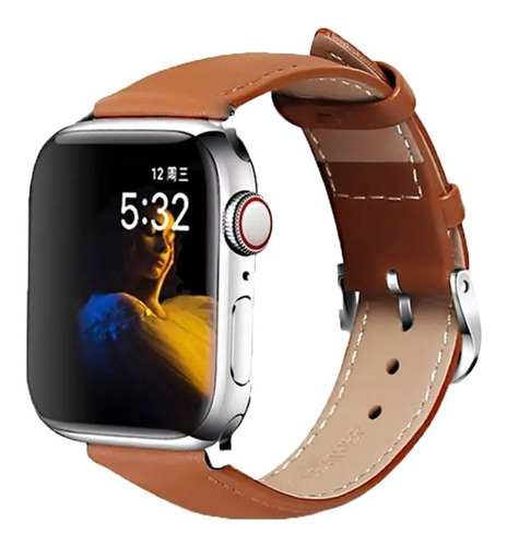 Correa 100% Cuero Variedad De Colores Para Apple Watch