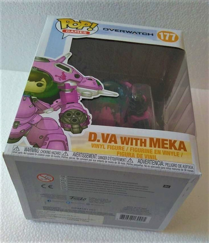 Funko Pop D.va Con Robot Mecha Overwatch Dva Meka Figura (Usado)